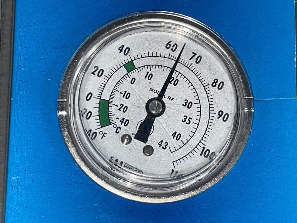 WEISS INSTRUMENTS 25BB-110 RF 2.5" REMOTE READING DIAL THERMOMETER