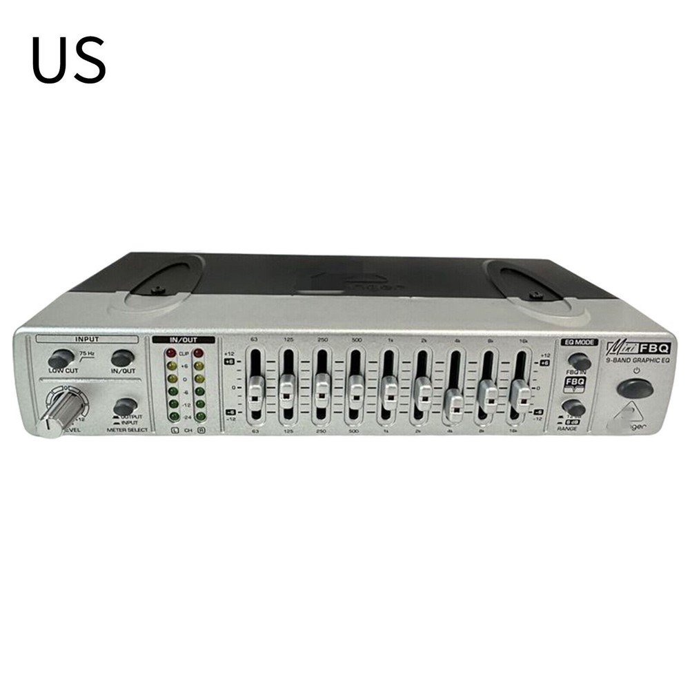 FBQ800 Ultra-compact Graphic EQ Equalizer 9-Band Suppressor Equalizer ProcessoYL