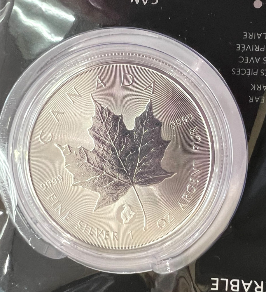 2024 CANADA TREASURED $5 MAPLE LEAF SILVER COIN