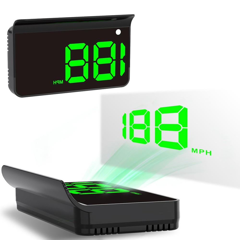 Universal Car GPS HUD Head Up Display Digital Speedometer USB Plug & Play Mph