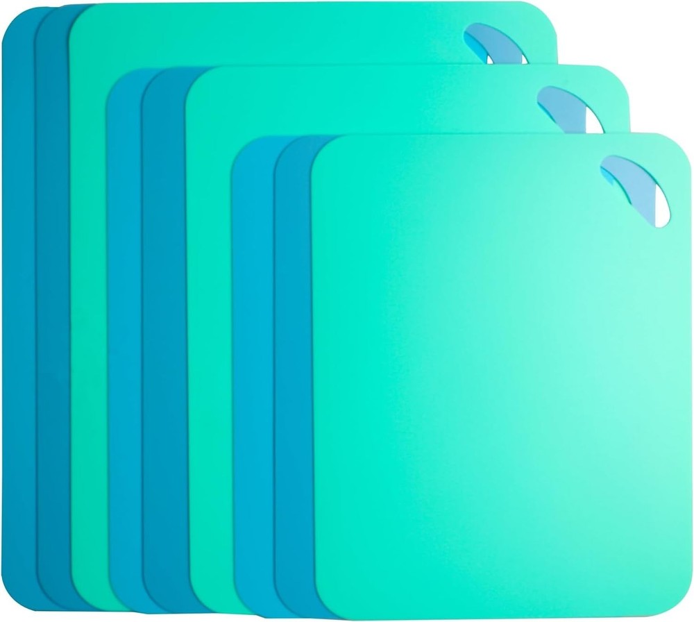 Lightweight & Dishwasher Safe Flexible Cutting Mats – Kitchen Essentials Set