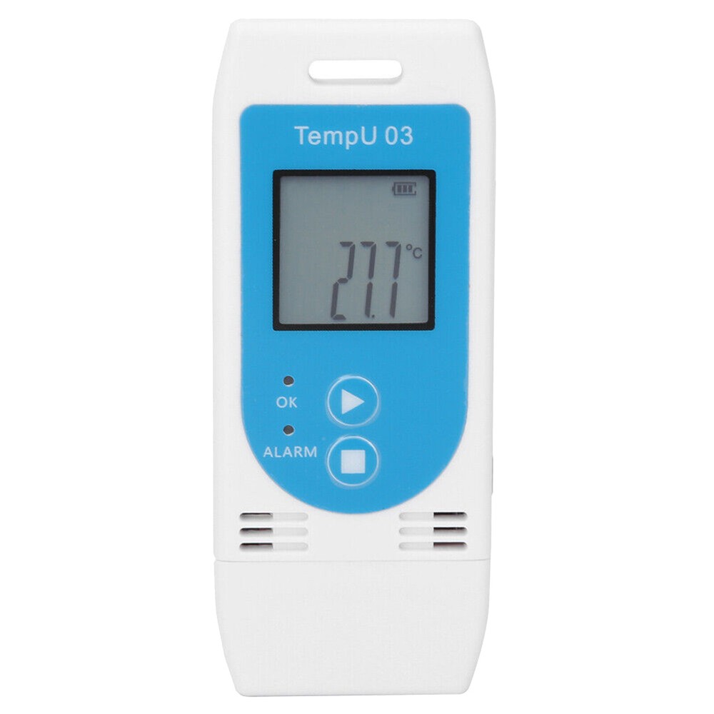 USB Digital LCD Temperature and Humidity Data Logger Reusable Temp Recorder