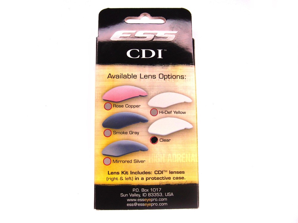 ESS Eyewear CDI Replacement Lenses Clear / Yellow