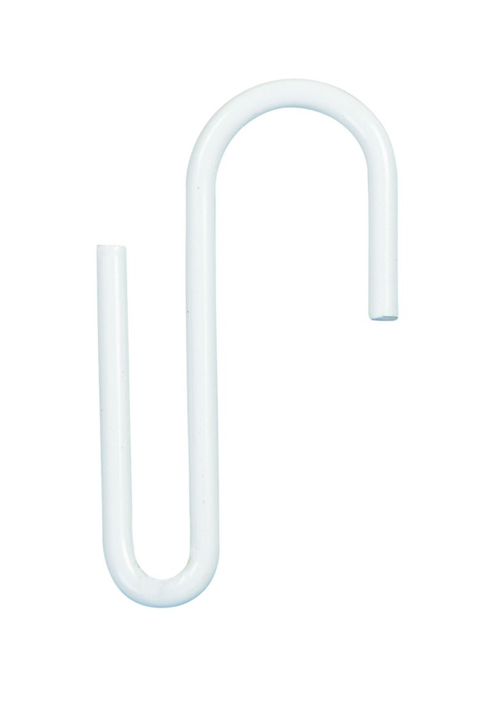 SSWBasics White Display S Hook for Wire Grid - Pack of 50