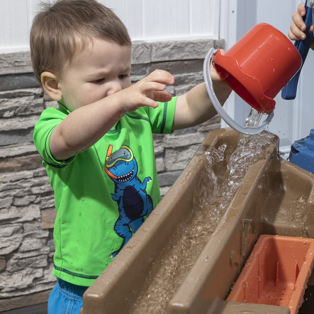 Step 2 Pump & Splash Discovery Pond Water Table Kids Water Sensory Activity
