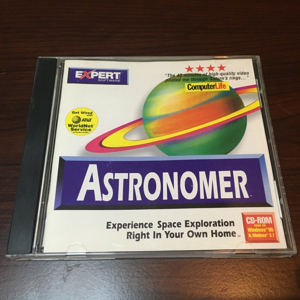 Expert Software Astronomer CD-ROM (Windows 3.1 and Windows 95)