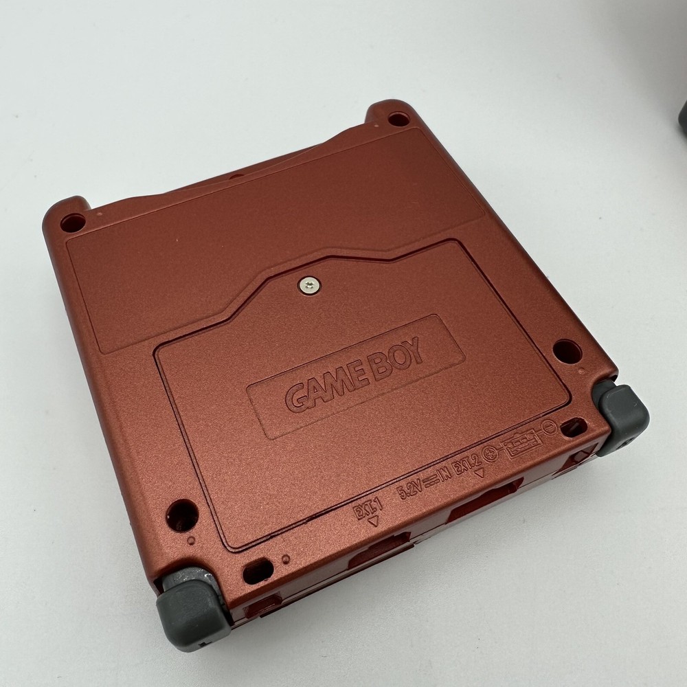 Game Boy Advance SP Replacement Housing Shell GBA W/ Glass Lens Groudon Ruby