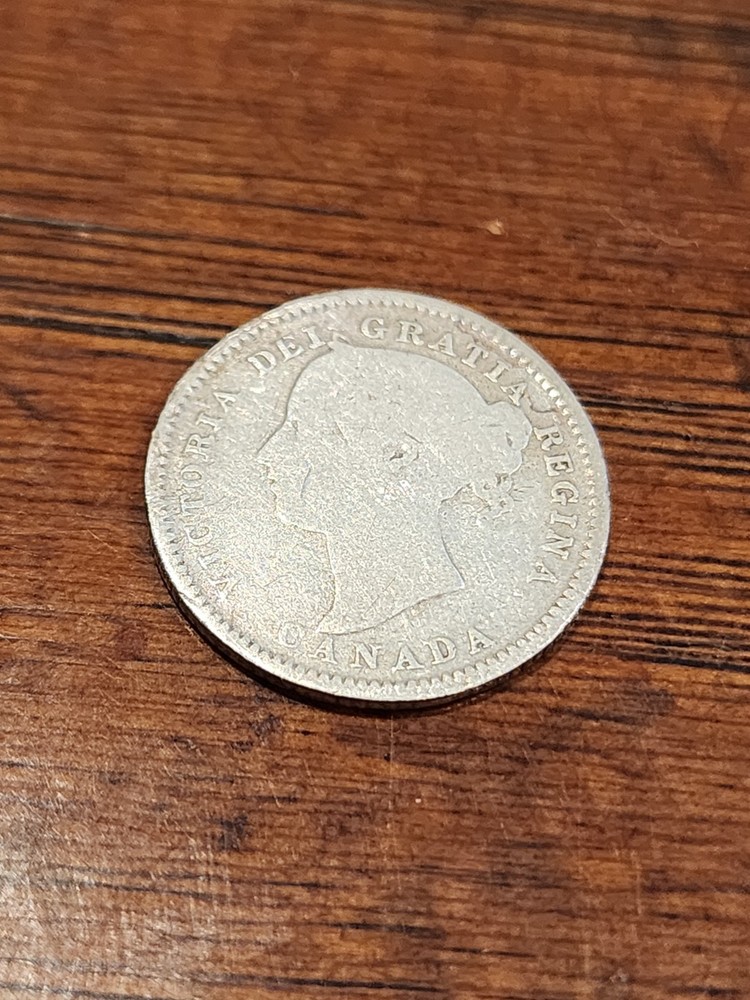 1888 Canada 10 Cents Silver Coin