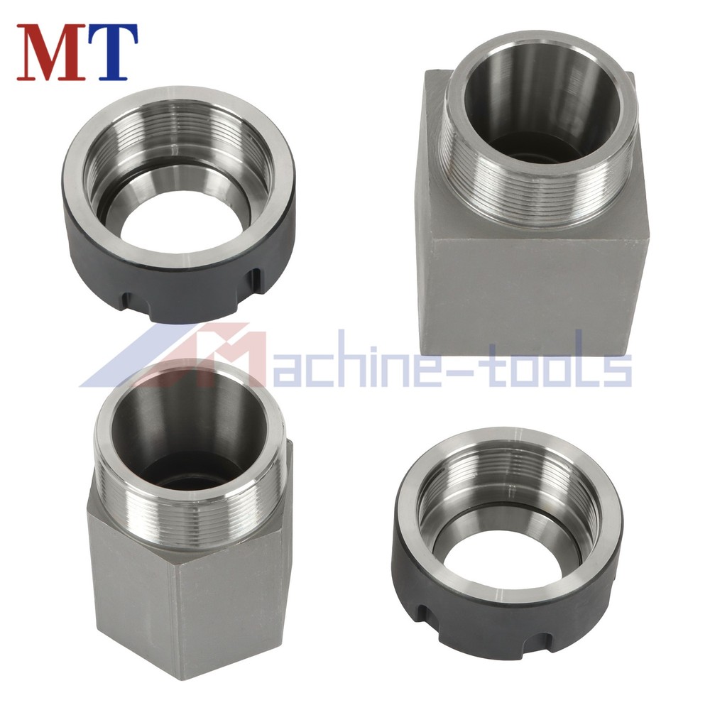 Collet Block Spring ER32 Hex & Square Chuck Holder Set For CNC Milling Machine