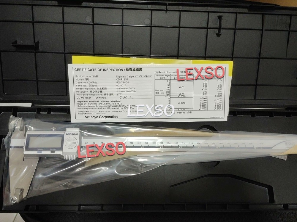 Mitutoyo 500-764-20 Absolute Digital Caliper 0 - 12"#