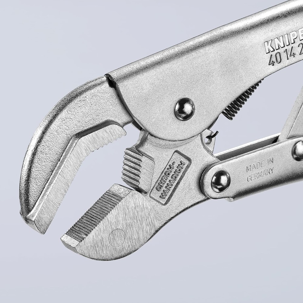 KNIPEX Tools - Universal Grip Pliers, Pivoting Jaw, One Size, Galvanized