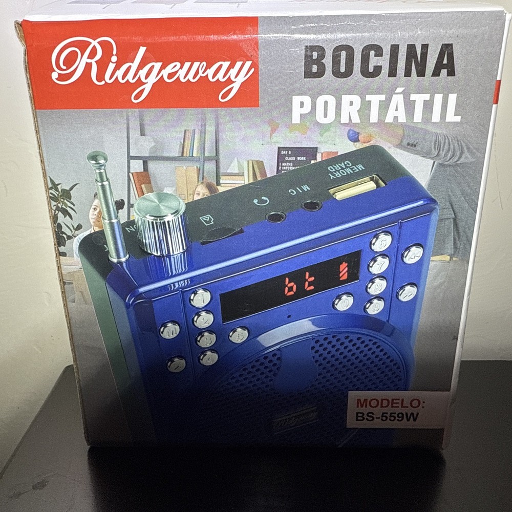 Portable PA speaker model BS – 559W Ridgeway Red