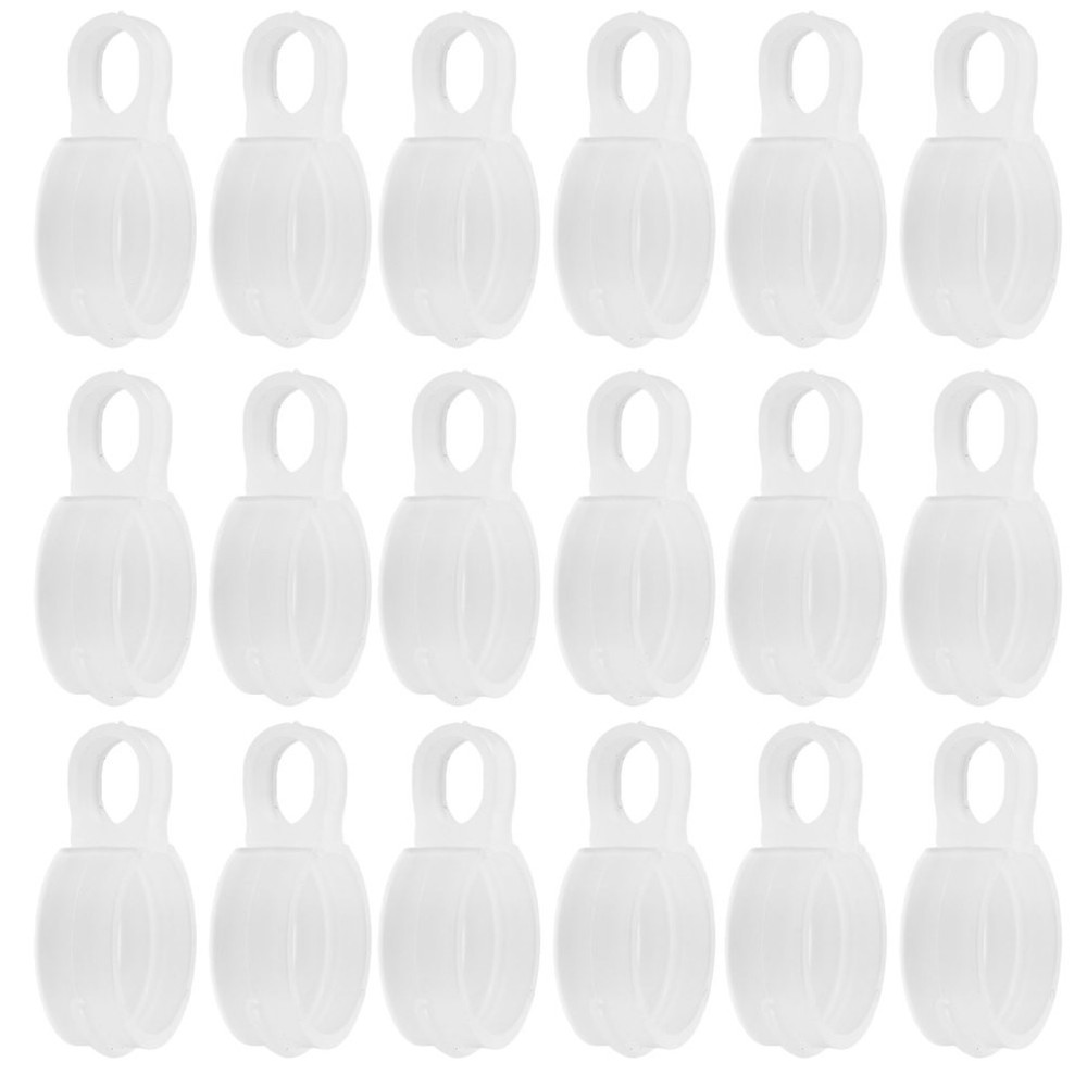 100 Pcs Household Windproof Hook Hanging Clips Laundry Hanger Hooks