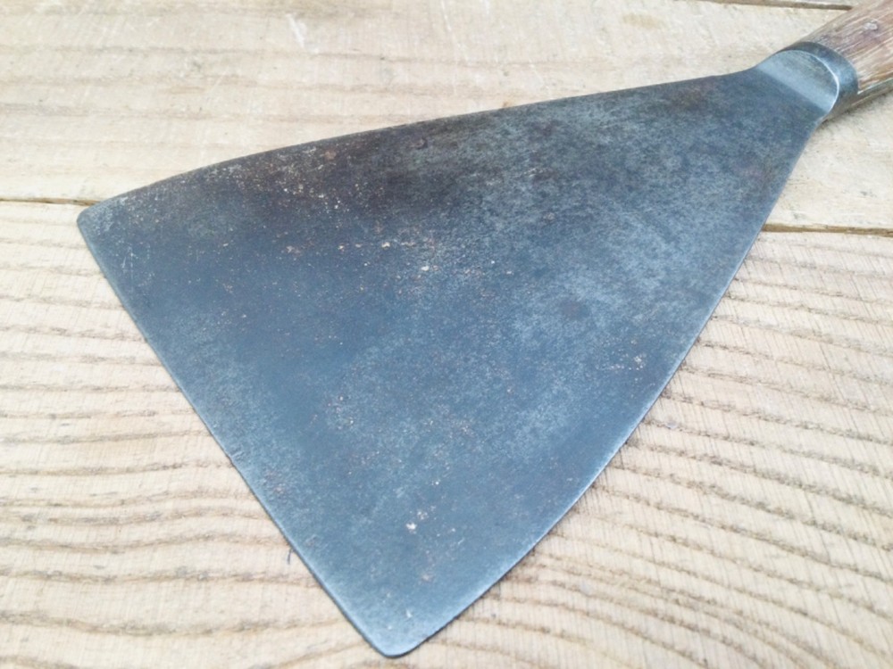 Vintage 4” Wooden Handled Decorators Scraper Tool