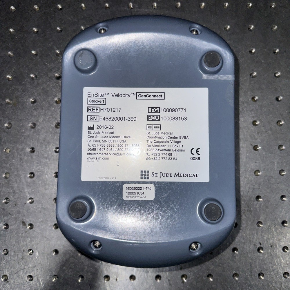 St. Jude Med Ref H701217 Ensite Velocity GenConnect