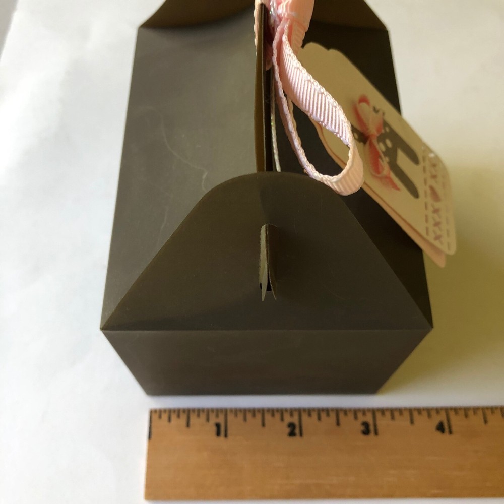 Brown Plastic Gift Boxes Packaging Party Favors 8