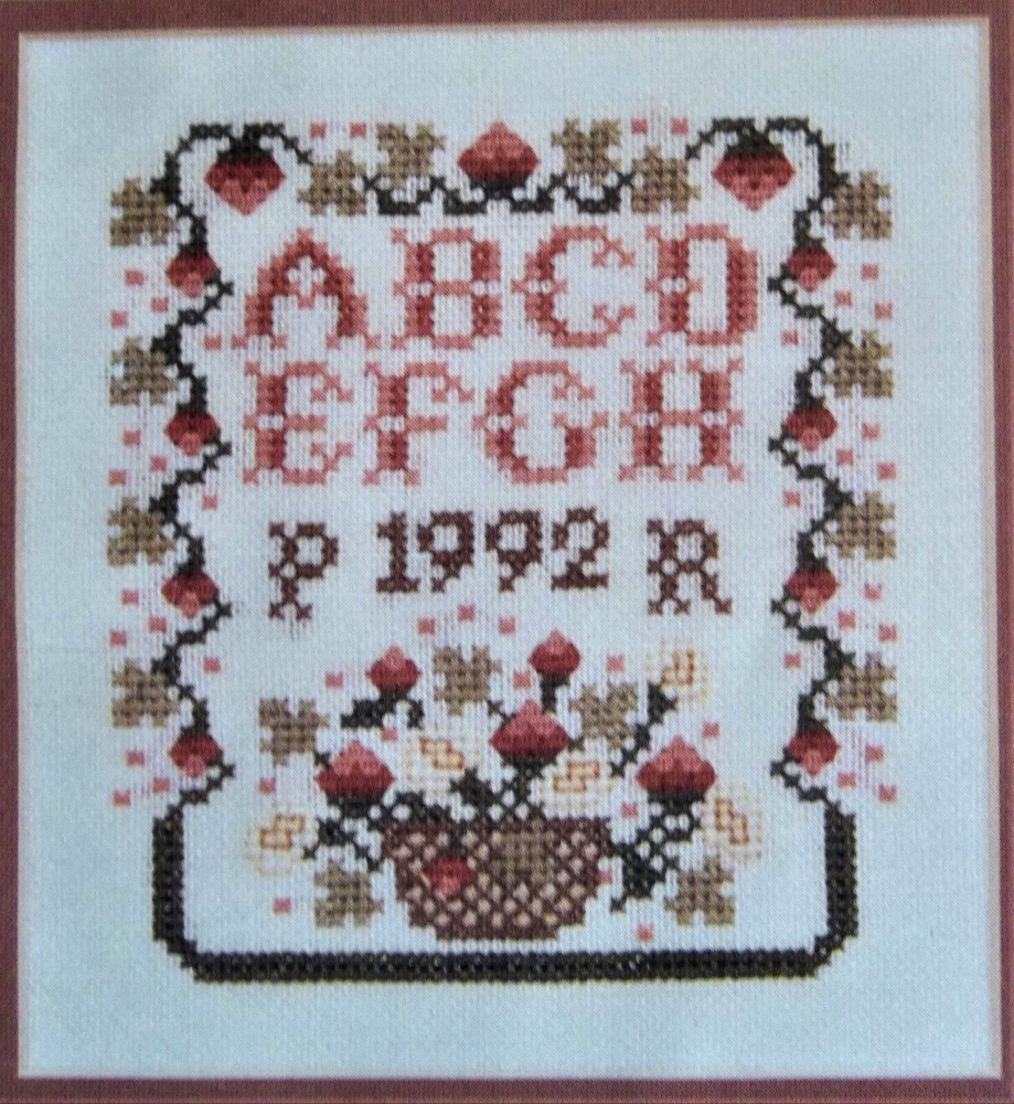 Pat Rogers' THE STRAWBERRY SAMPLER Cross Stitch Pattern Counted Collection