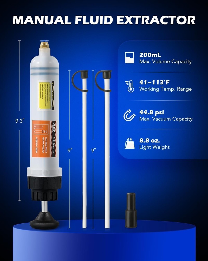 High-Quality 200mL Fluid Extractor with Hose Extensions for Maximum Performance