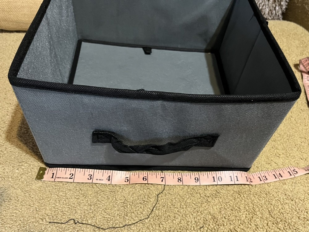 GRAY/BLK STORAGE ORGANIZER CUBBY SET (VARIOUS SIZES) (GREAT FOR RESELLERS)