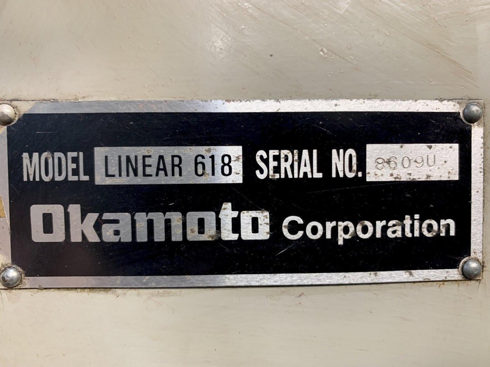 Okamoto Linear 618 Surface Grinder