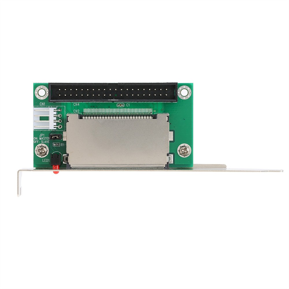 CF to IDE Adapter with Back Panel Adapter/Converter Pci Bracket Back Panel