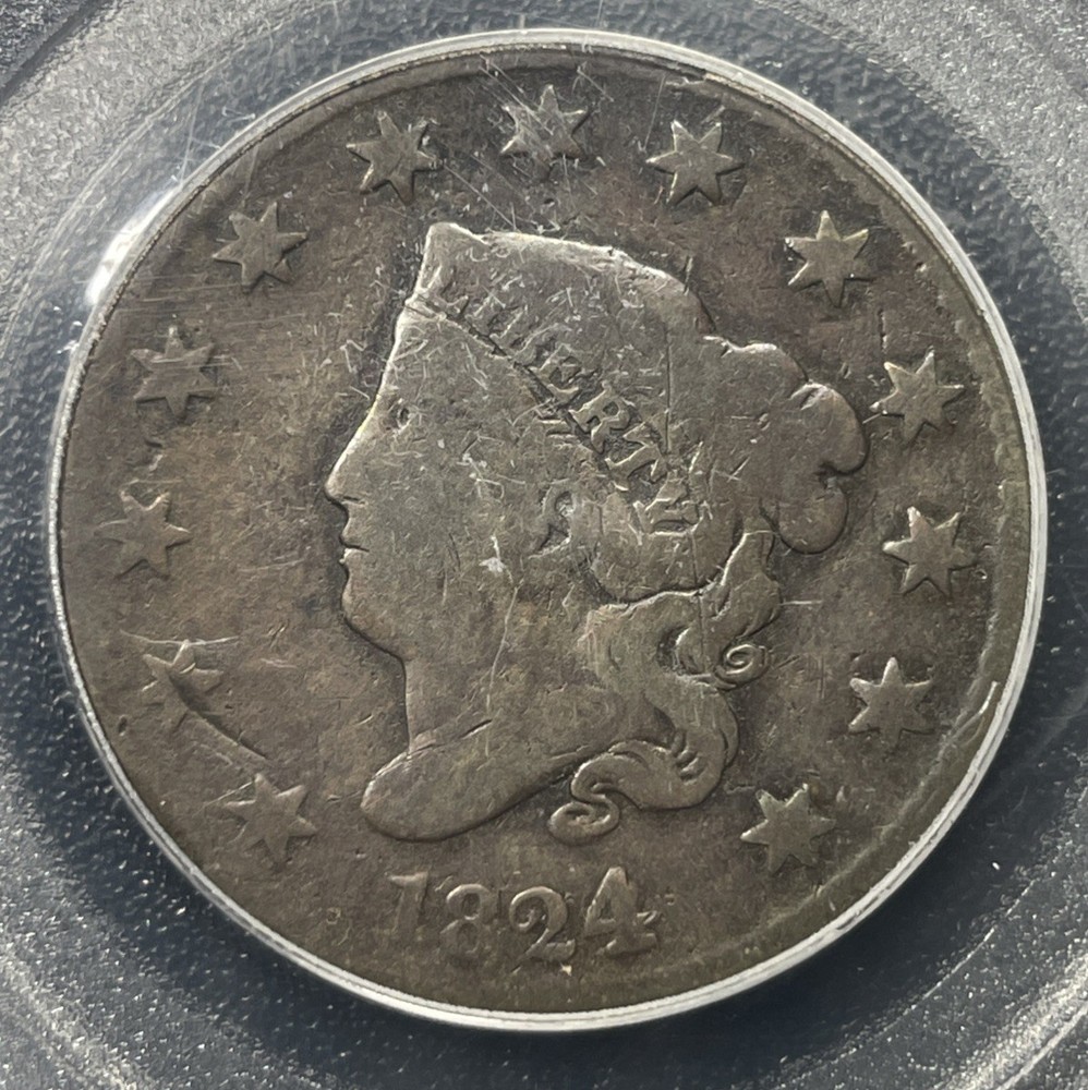 1824 Coronet Head Large Cent 1c PCGS G06