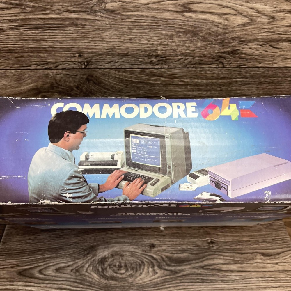 Vintage Commodore 64 Home Computer System C2N Cassette PSU Box Book Bundle