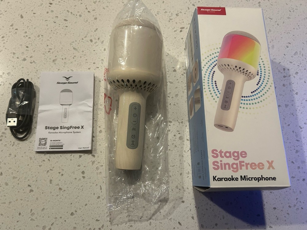 Wireless Bluetooth Karaoke Microphone with Dynamic Lights