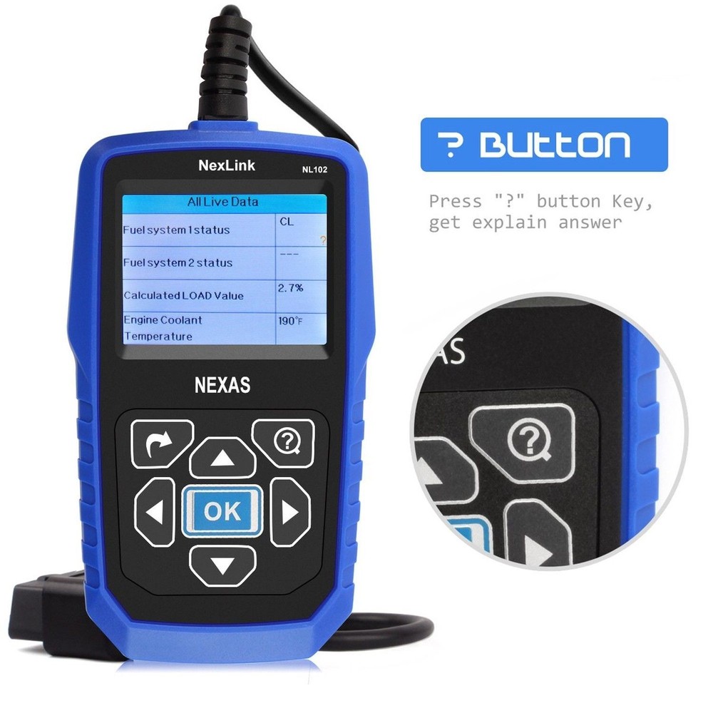 Nexas NL102 Heavy Duty Truck & Car HD OBD2 Diagnostic Code Reader Engine Check