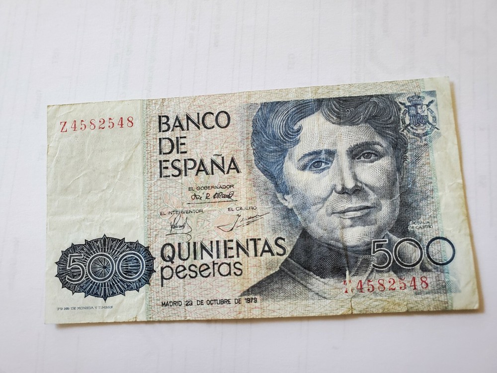 spain banknotes