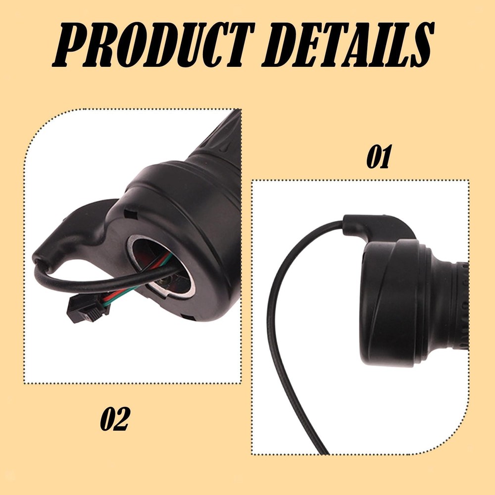 Throttle Handle with Cable Motorbike Accelerator Handle Replacement Professional