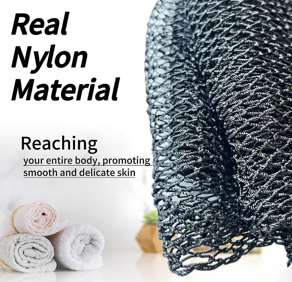 SPMKTBOZAI African Net Sponge Authentic, Exfoliating Real...