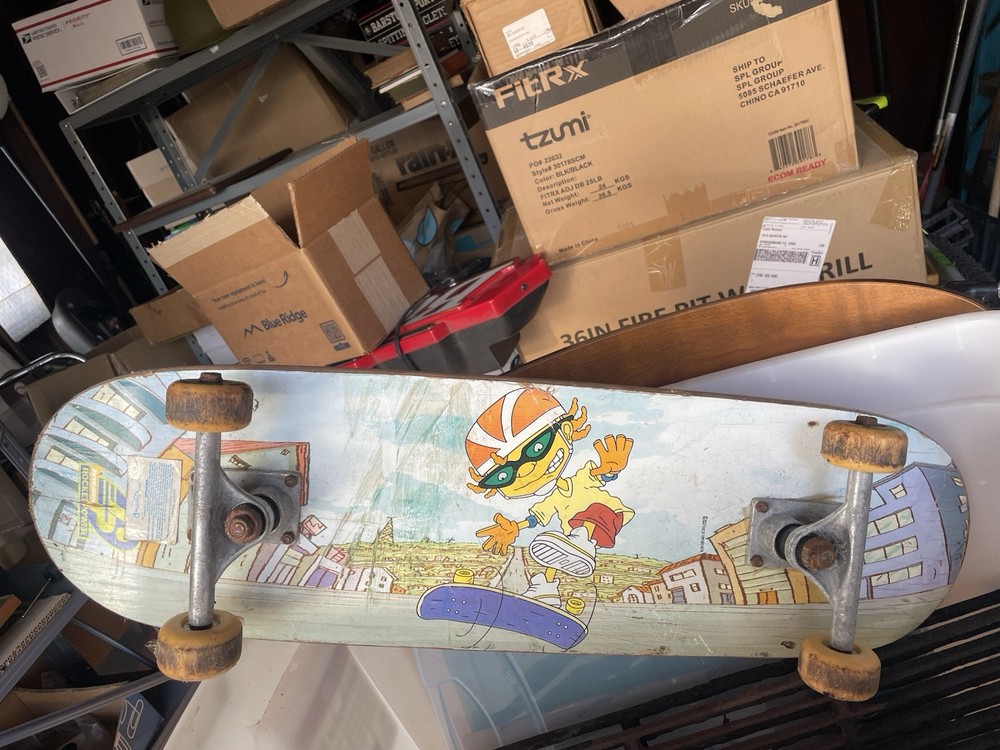 Variflex Rugrats Rocket Power Skateboard Complete