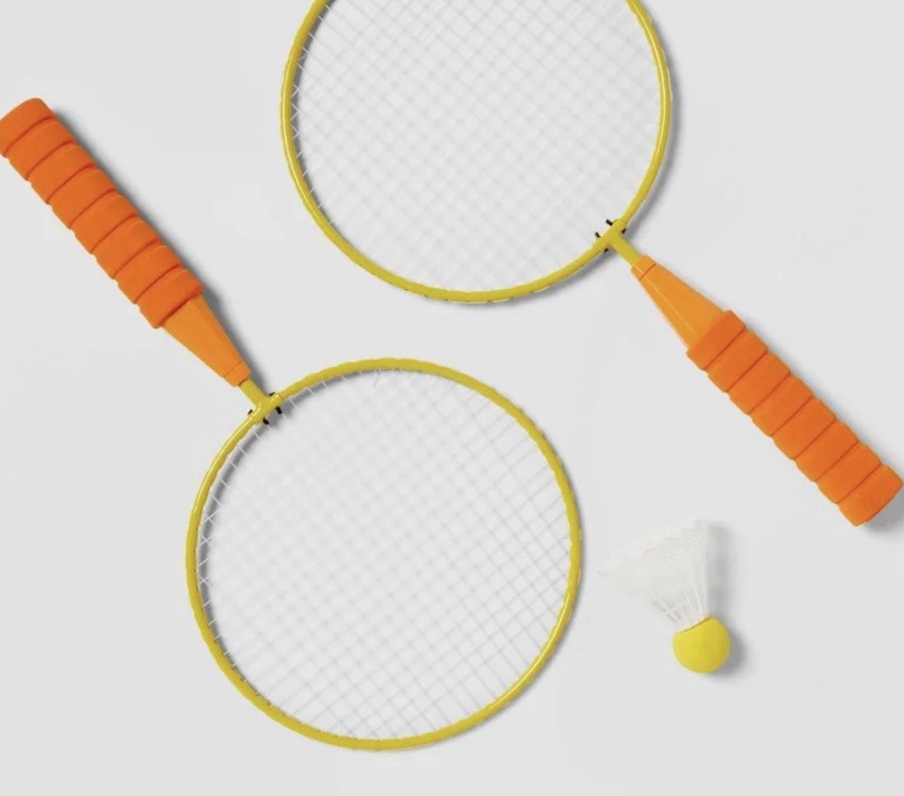 Sun Squad Badminton Set Orange Handle