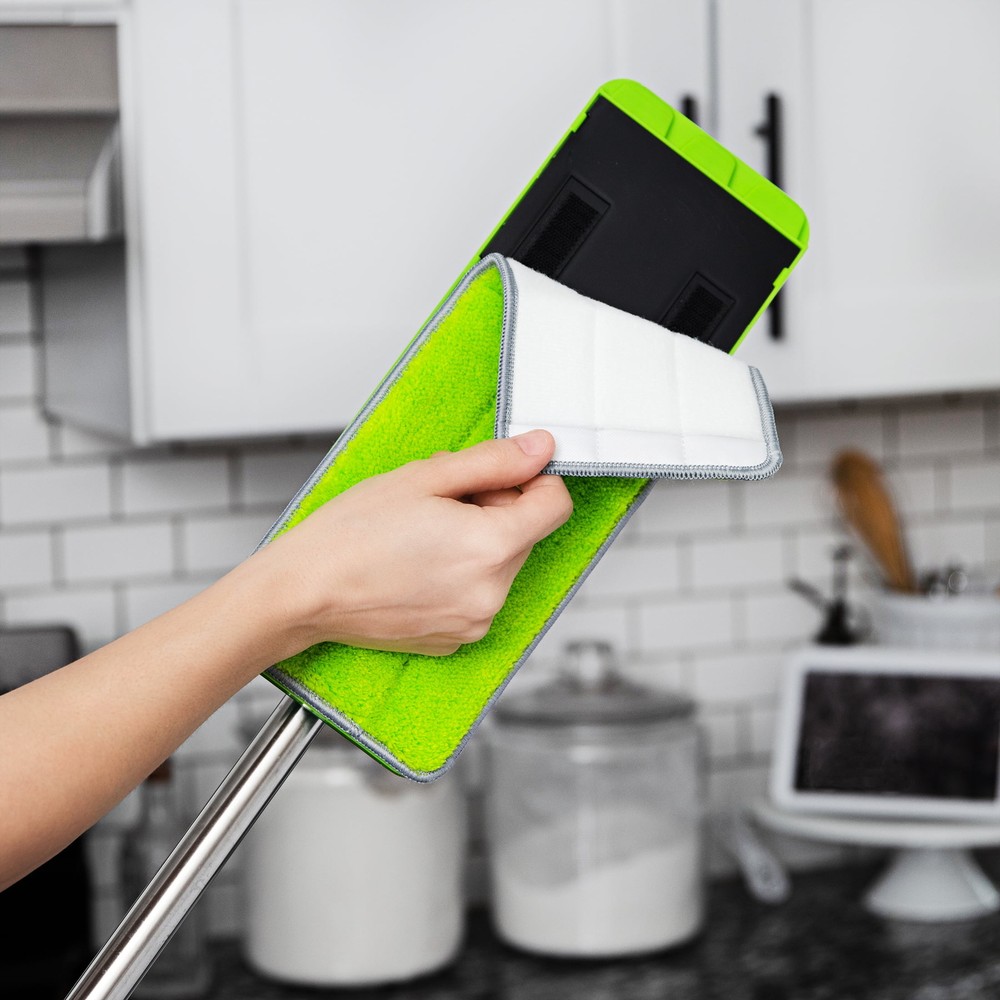 Rinse 'n Wring Flat Mop System with Microfiber Cleaning Pad