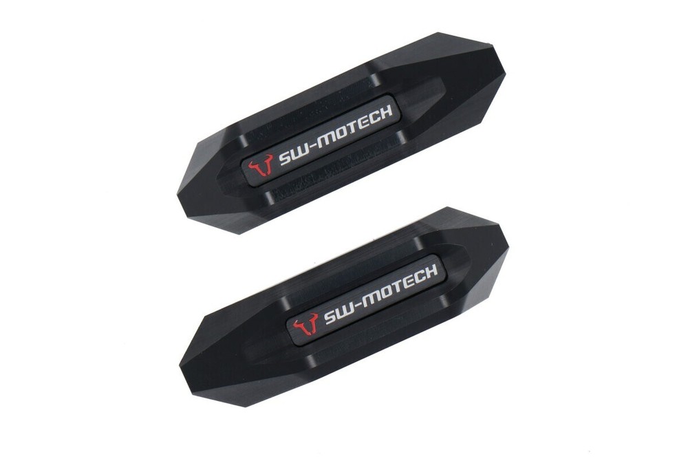 SW Motech Motorcycle Frame Slider Replacement Pads - Black