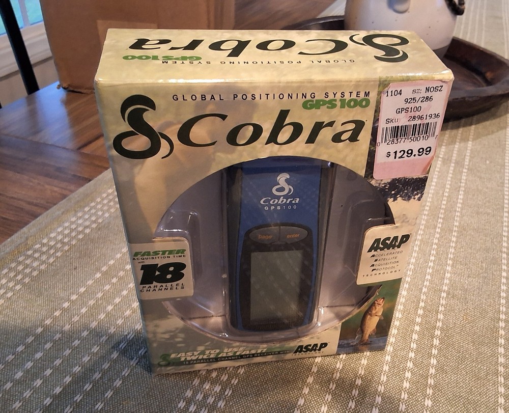 Cobra Global Positioning System GPS100 Complete instructions GPS Reciever