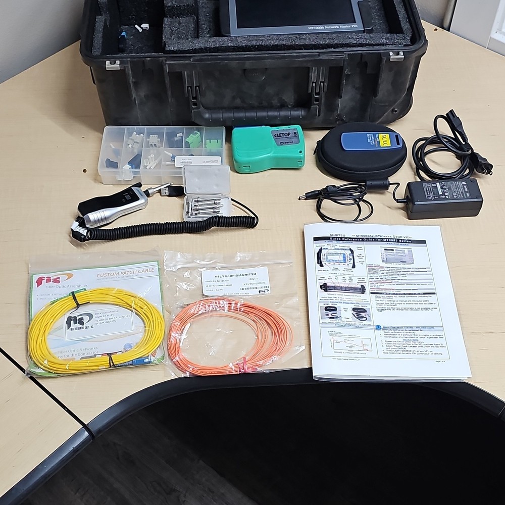 Anritsu MT1000A OTDR Reflectometer SC LC Single Multi-mode