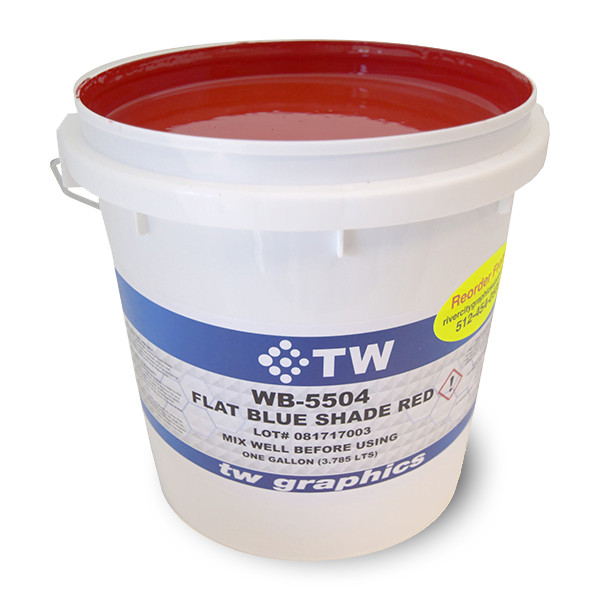 TW 5504 Flat Blue Shade Red Water-Based Poster Ink Cool, Blue-Lean Red for Poste