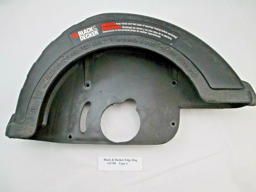 BLACK & DECKER EDGE HOG ( PLASTIC BLADE GUARD ) pulled from LE750 type 4