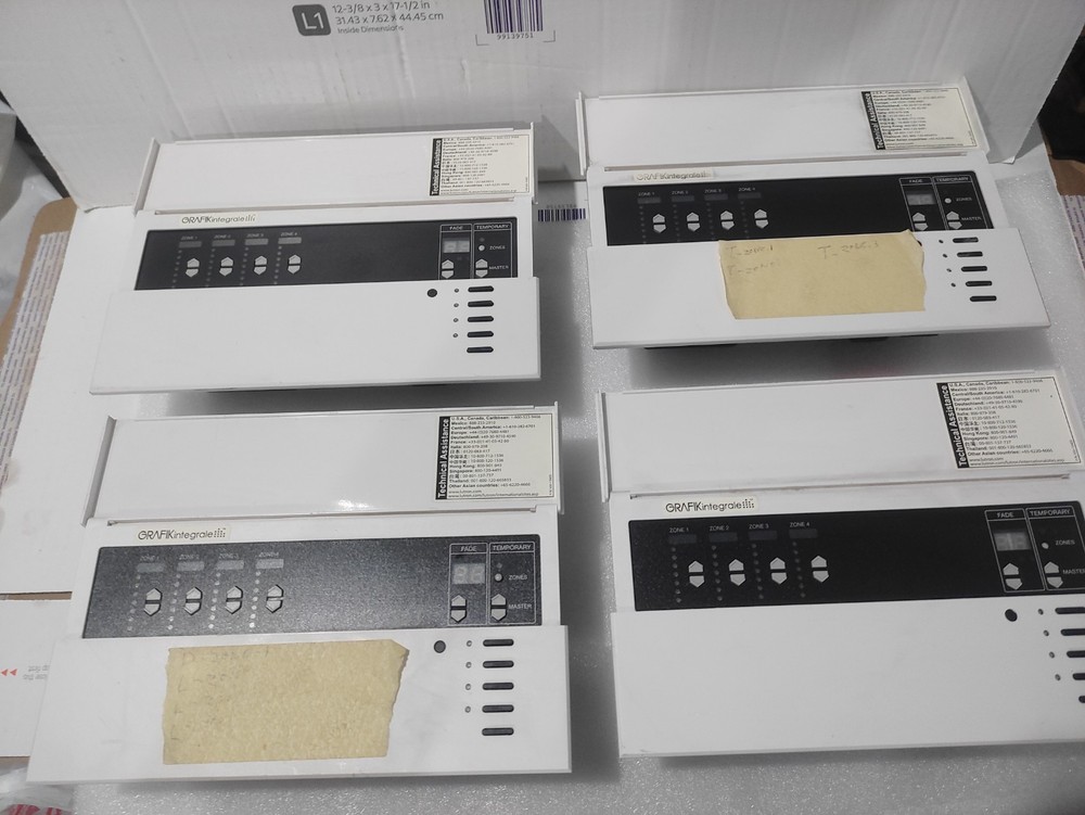 LUTRON GRAFIKintegrale 4 ZONE LIGHTING SCENE CONTROLLER 230V AC