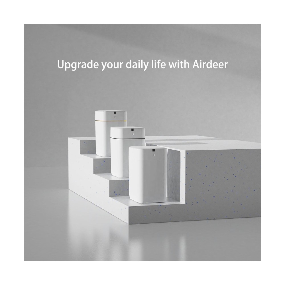 Airdeer Automatic Trash Can, 4 Gallon Self Sealing and Self-Changing Smart Tr...