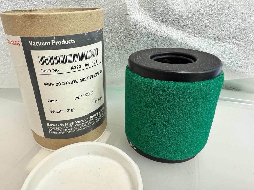 Edwards EMF 20 Spare Mist Filter Element for Vacuum Pumps A223-04-199