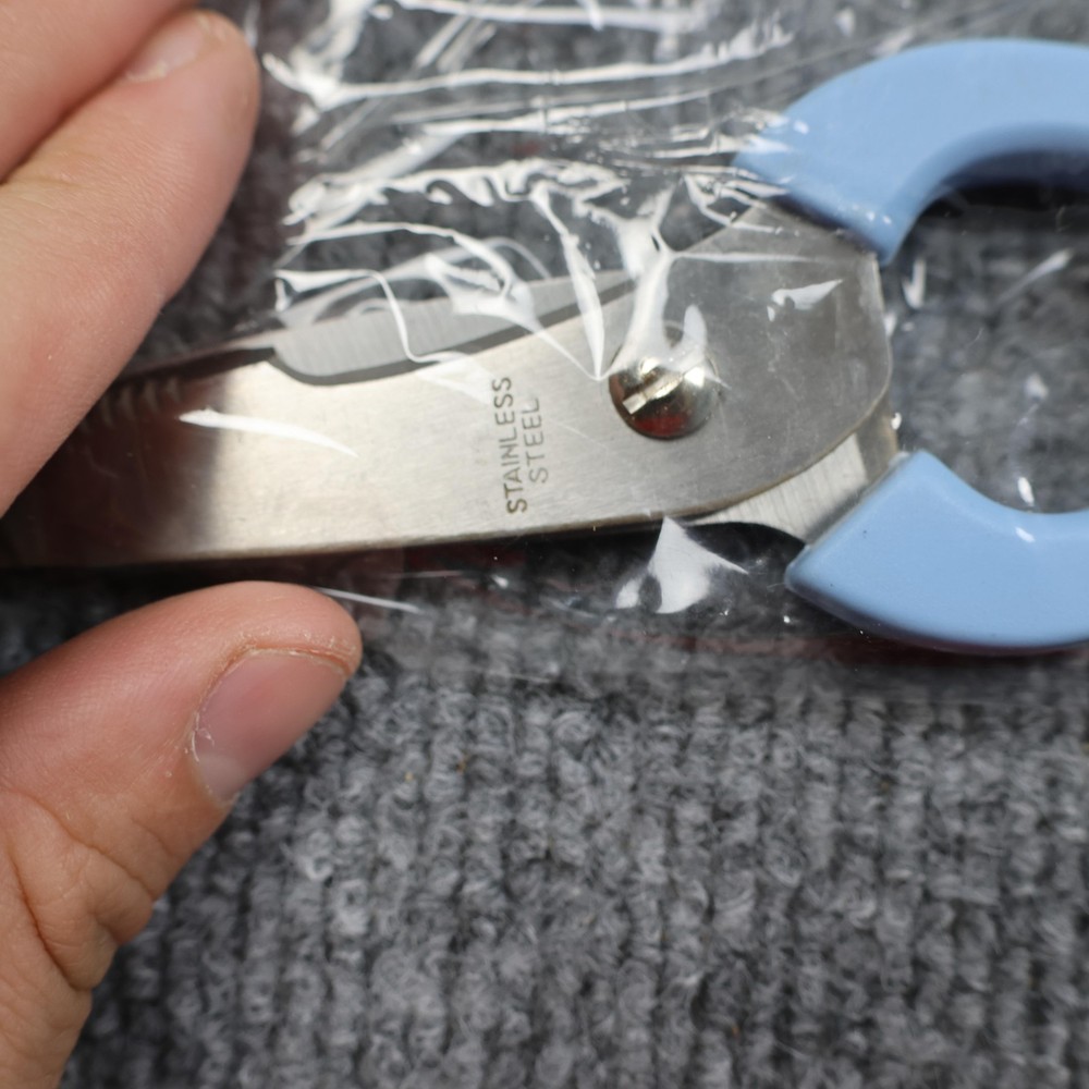 Vintage Sunware Country Blue Multi Purpose Kitchen Shears Scissors 1993