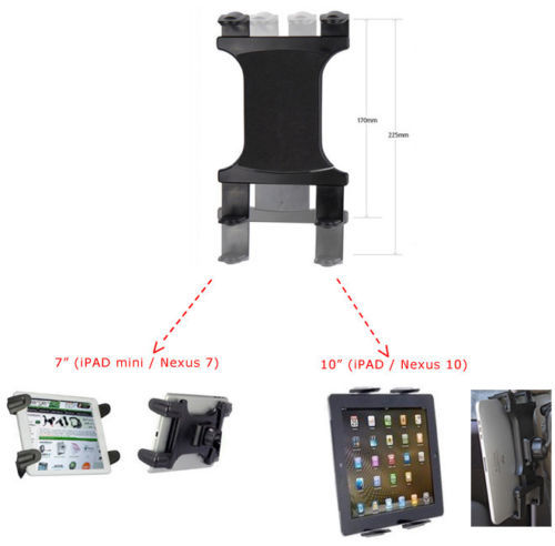 EASY INSTALL" Samsung Galaxy Tab 7 8 12 Note Pro Tablet Mount FITS Otterbox Case