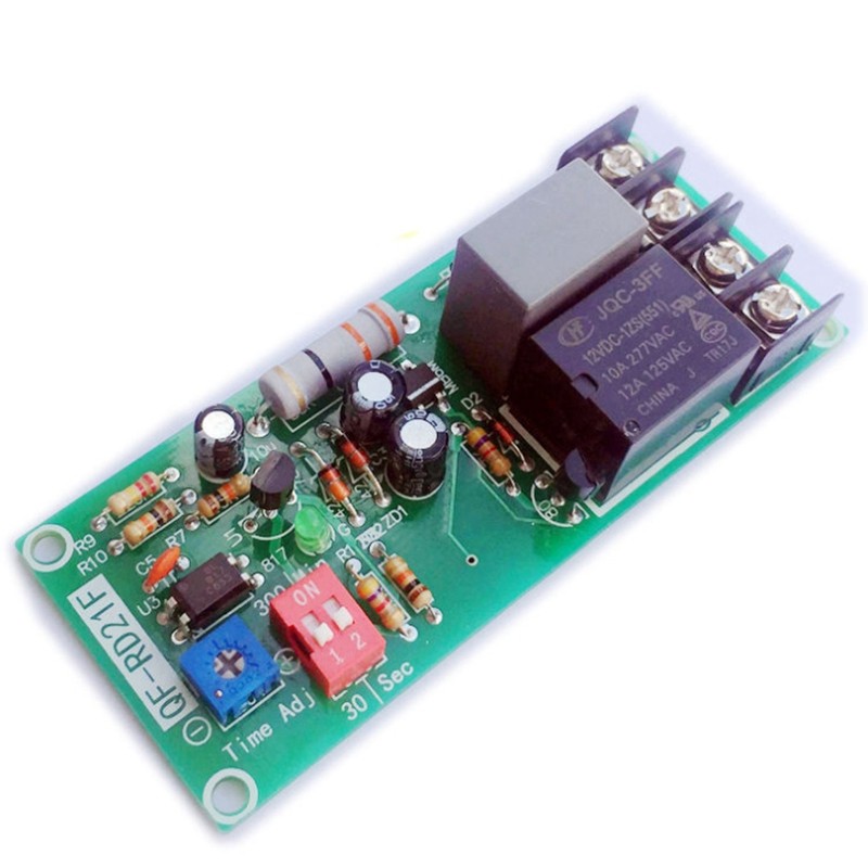 AC100V-220V Adjustable Timer Control Relay Turn Off Delay1582