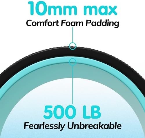 Back Roller Wheel 3-Pack | Deep Tissue Massage & Yoga Stretching for Back Pain