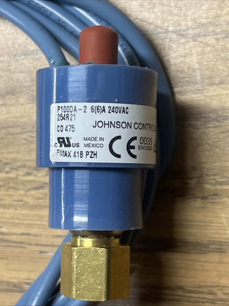 Johnson Controls P100DA2 Pressure Switch