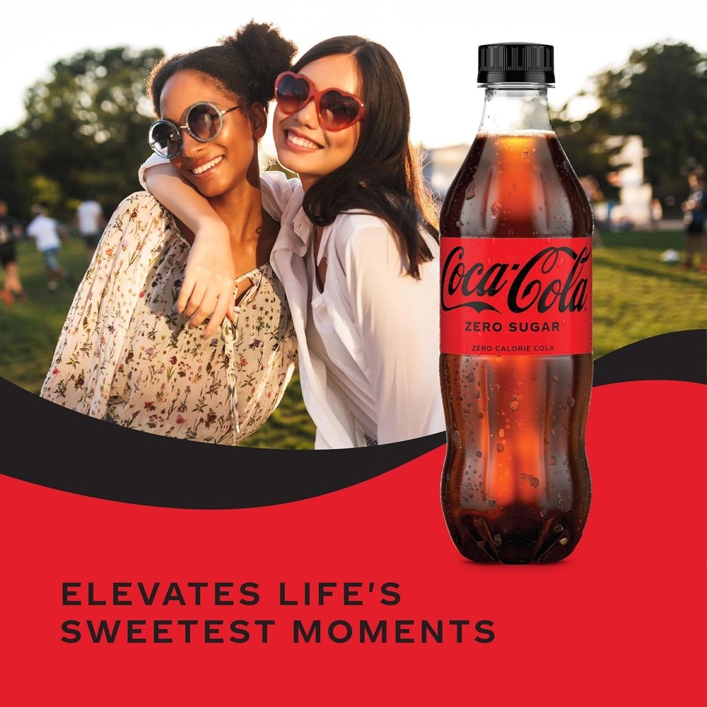 Coke Zero Sugar Diet Soft Drink, Perfectly Caffeinated 6 Pack - 16.9 fl oz