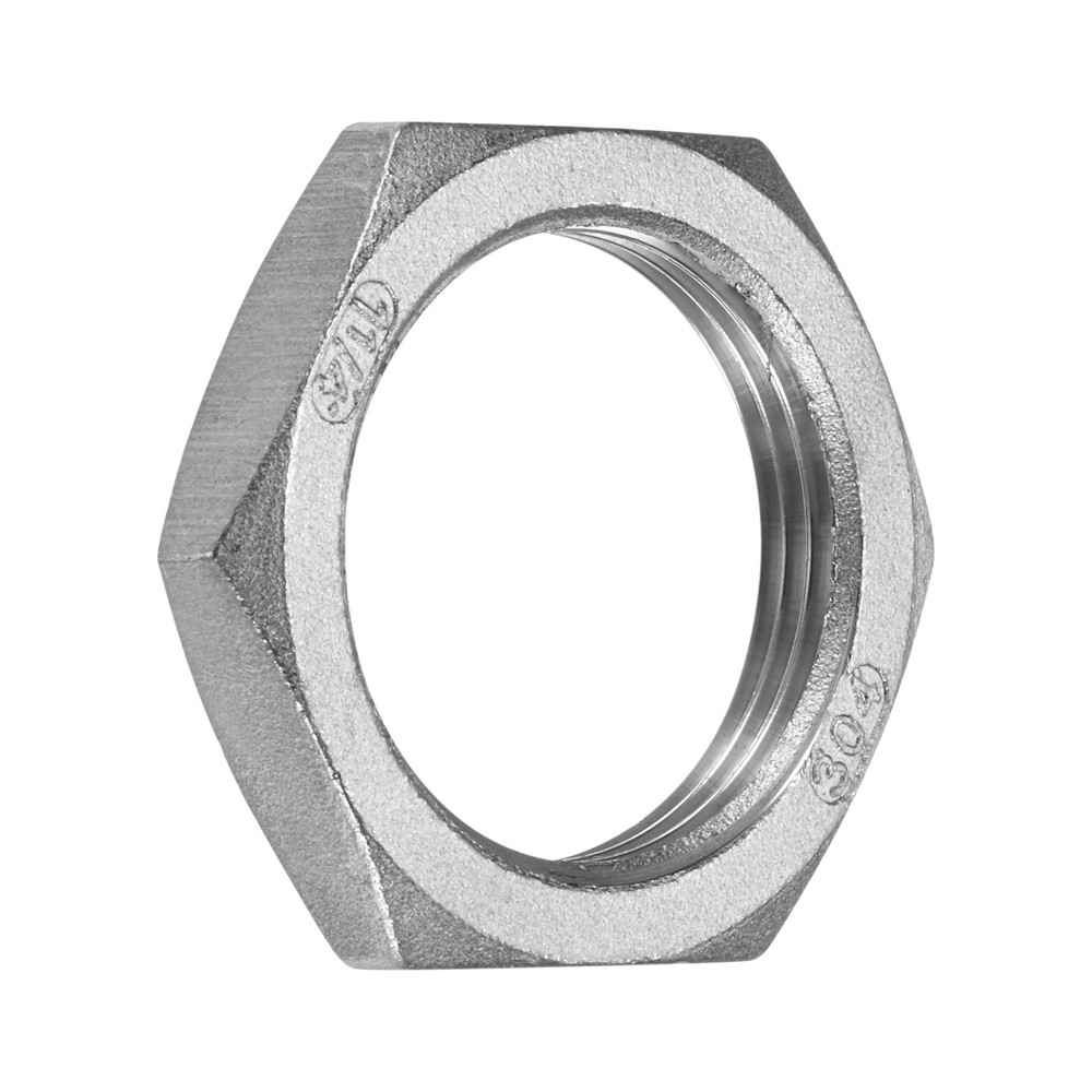 1-Pack Cast Pipe Fitting Hex Locknut, G1-1/4 Female Thread Hex Locking Nut
